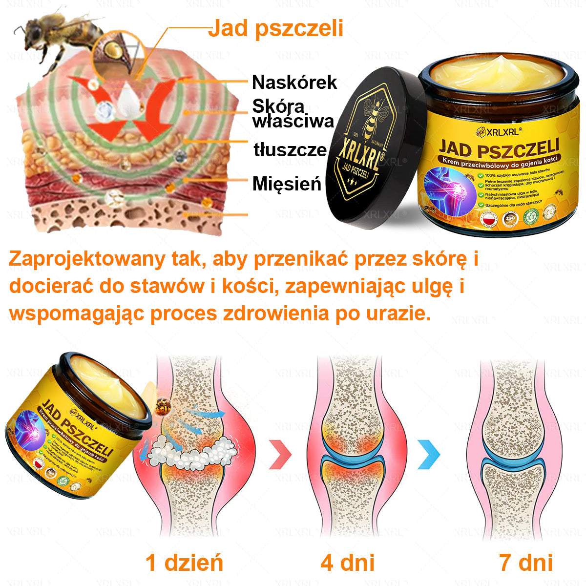 ✨✨𝑋𝑅𝐿𝑋𝑅𝐿® Болеутолителен крем с пчели яд и лечение на кости (Специално за възрастни хора и препоръчан от PTOT)